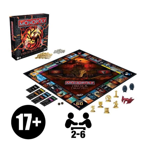 Monopoly House of the Dragon Edition Board Game - Picture 13 of 13